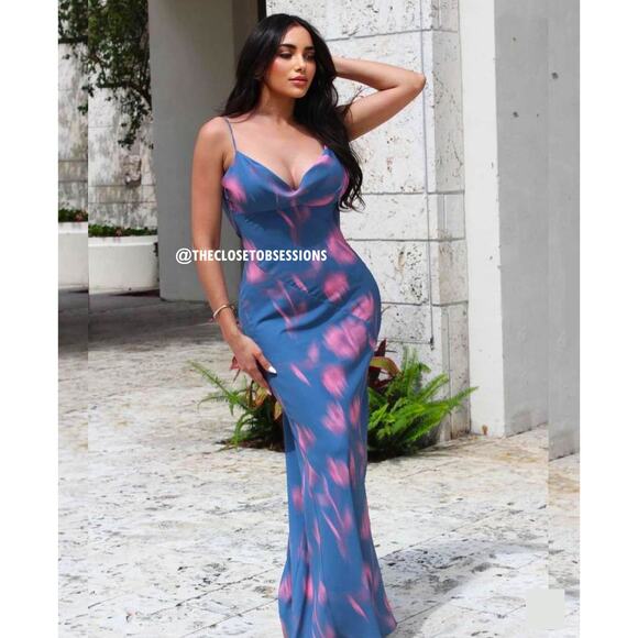 ZARA BLOGGER FAVE!!! Open Back Maxi Dress NWT - Picture 2 of 16